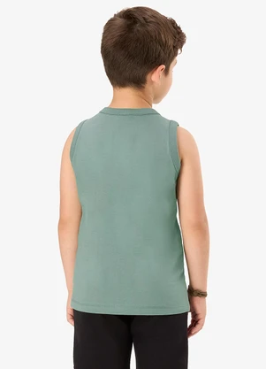 Rovi Kids - Camiseta Infantil Masculina Básica Verde - ROVI KIDS