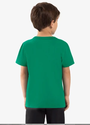 Rovi Kids - Camiseta Infantil Masculina Básica Verde - ROVI KIDS