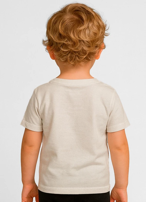 Trick Nick - Camiseta Infantil Masculina Bege 2