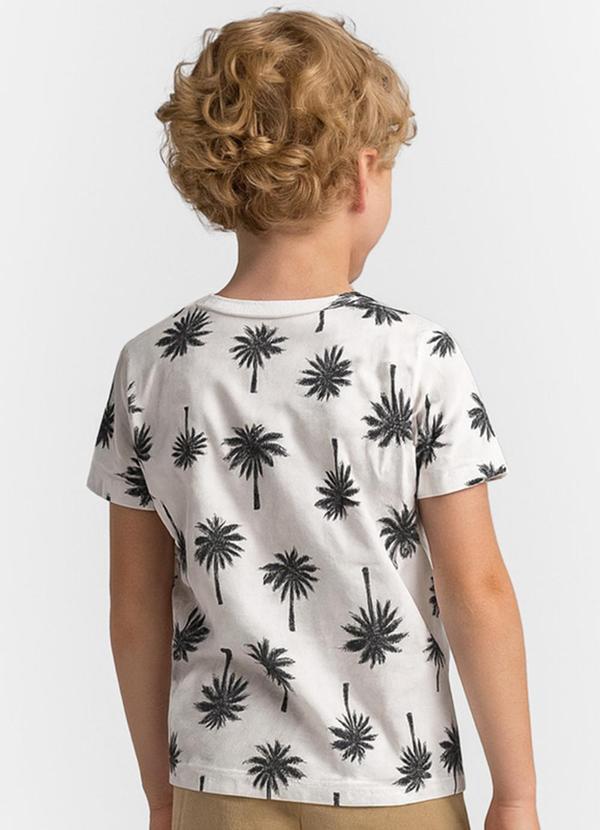 Infinita Cor - Camiseta Infantil Masculina Bege 2