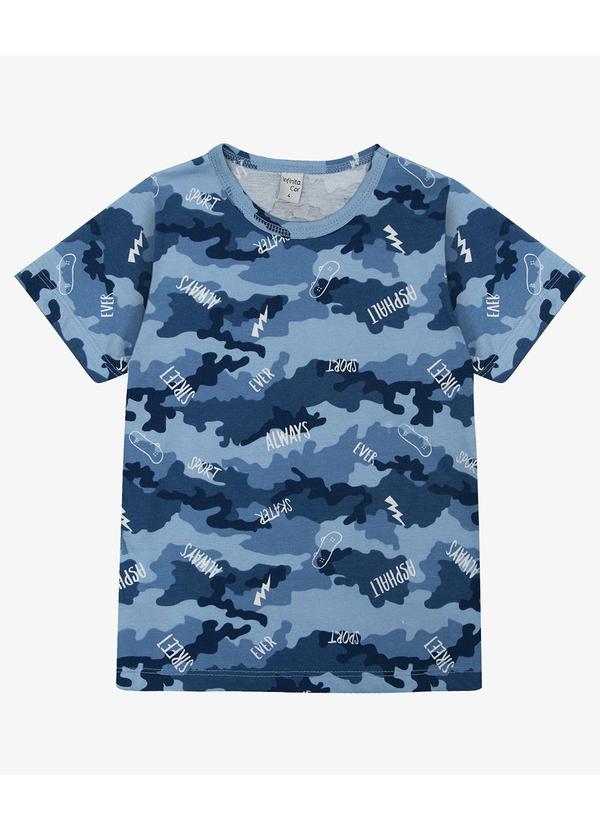 Infinita Cor - Camiseta Infantil Masculina Coqueiros Marrom