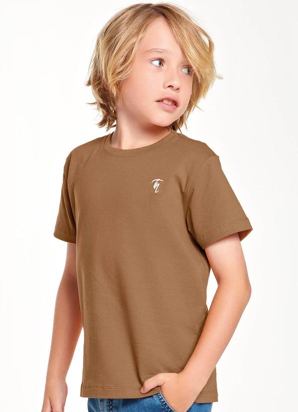 Trick Nick - Camiseta Infantil Masculina Marrom