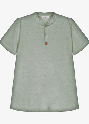 Trick Nick - Camiseta Infantil Masculina Meia Malha Verde - TRICK NICK