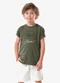 Trick Nick - Camiseta Infantil Masculina Meia Malha Verde - variação: Verde