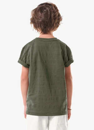 Trick Nick - Camiseta Infantil Masculina Meia Malha Verde - TRICK NICK
