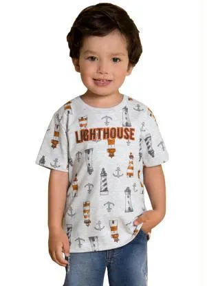 Milon - Camiseta Infantil MeninoMescla - MILON