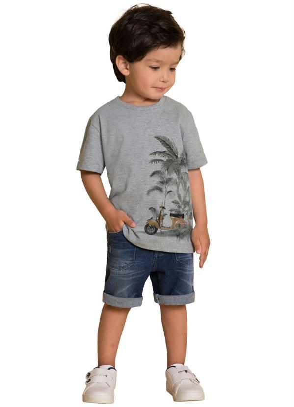 Milon - Camiseta Infantil Masculina Mescla 2