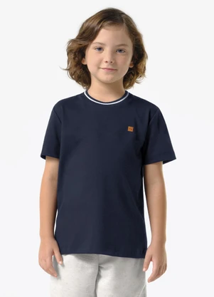 Trick Nick - Camiseta Infantil Masculina Suedine Azul - TRICK NICK