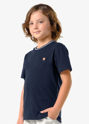 Trick Nick - Camiseta Infantil Masculina Suedine Azul - TRICK NICK