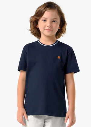 Trick Nick - Camiseta Infantil Masculina Suedine Azul - TRICK NICK