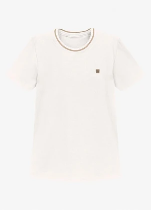 Trick Nick - Camiseta Infantil Masculina Suedine Bege - TRICK NICK