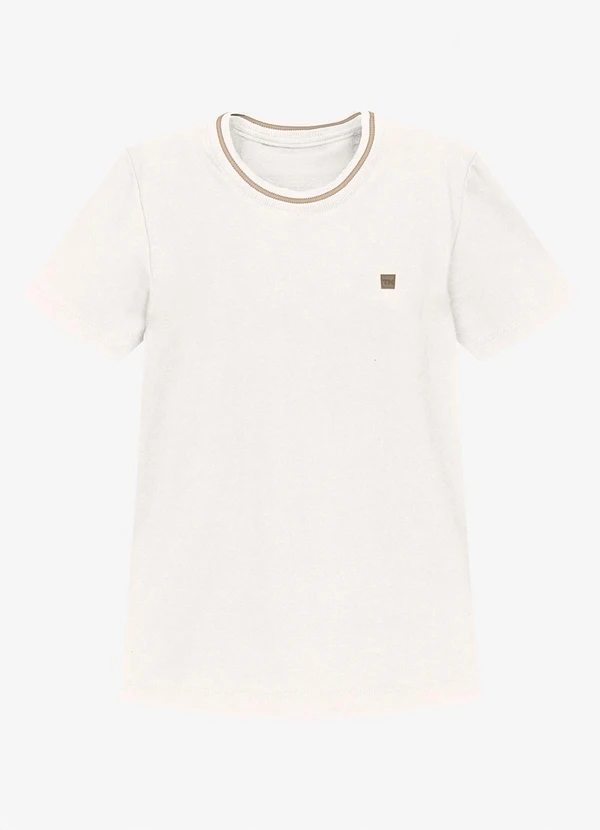 Trick Nick - Camiseta Infantil Masculina Suedine Bege