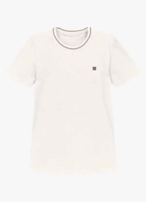 Trick Nick - Camiseta Infantil Masculina Suedine Bege