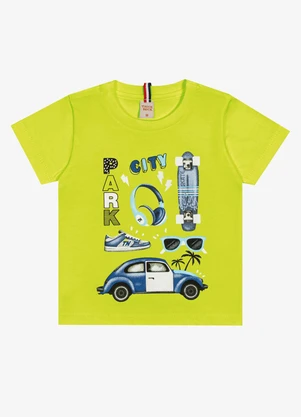 Trick Nick - Camiseta Infantil Menino Verde - TRICK NICK