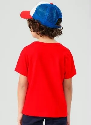 Rovi Kids - Camiseta Infantil MeninoVermelho - ROVI KIDS