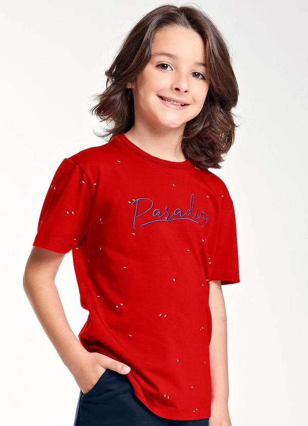 Trick Nick - Camiseta Infantil Masculina Vermelho