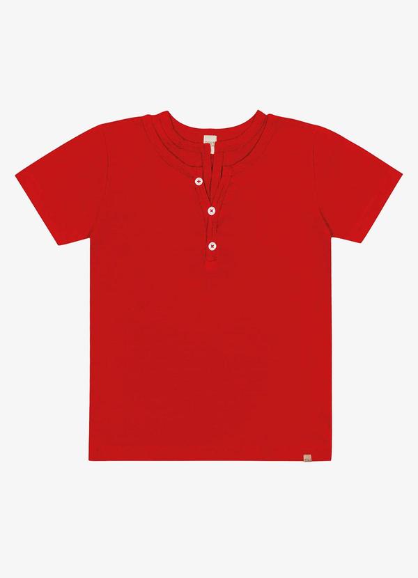 Trick Nick - Camiseta Infantil Menino Vermelho