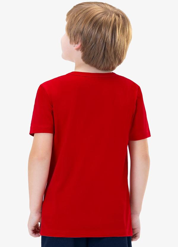Rovi Kids - Camiseta Infantil Menino Vermelho 2