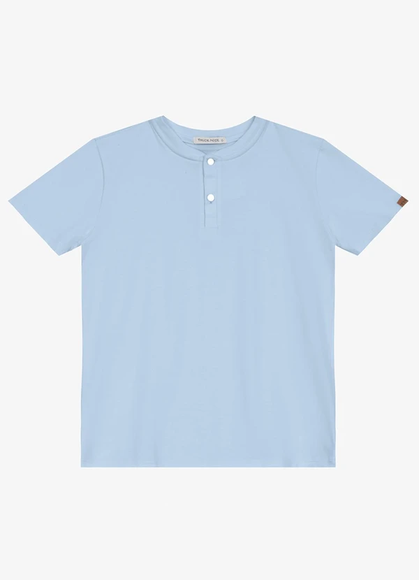 Trick Nick - Camiseta Infantil Masculino Cotton Leve Azul