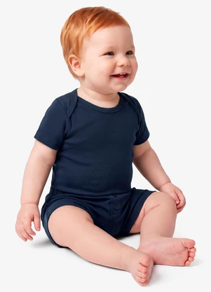 Rovi Kids - Camiseta Infantil Masculino Cotton Leve Azul - ROVI KIDS