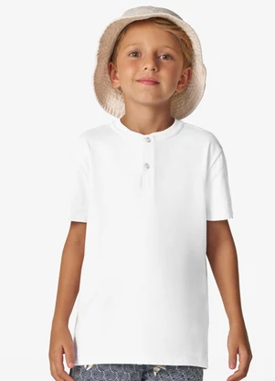 Trick Nick - Camiseta Infantil Masculino Cotton Leve Branco - TRICK NICK