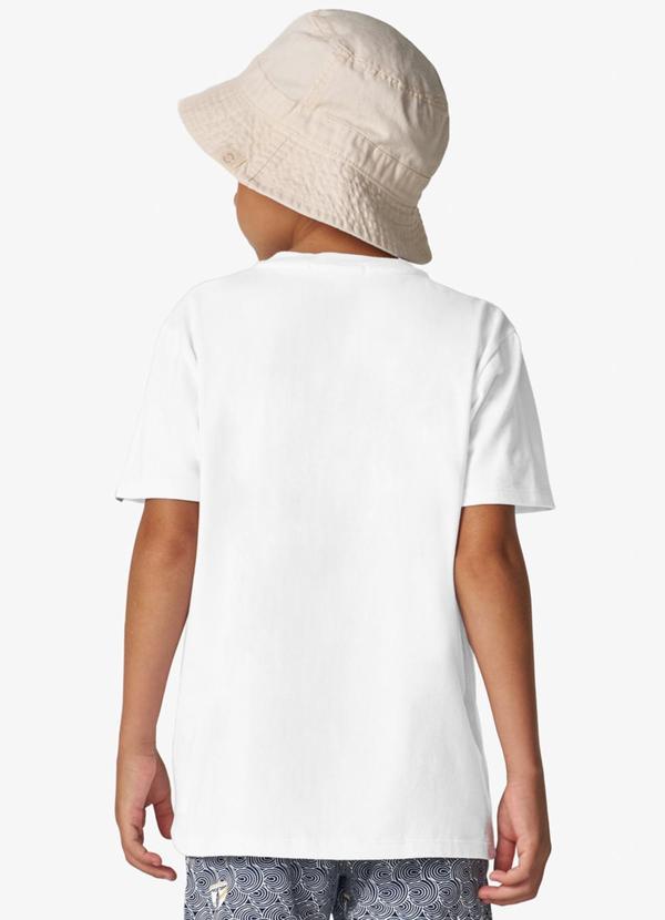 Trick Nick - Camiseta Infantil Masculino Cotton Leve Branco 2