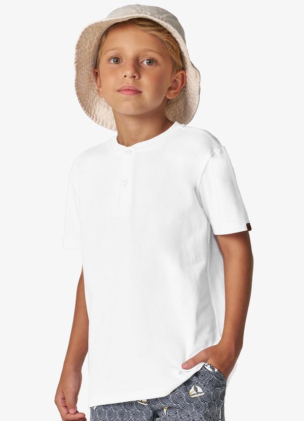 Trick Nick - Camiseta Infantil Masculino Cotton Leve Branco 4