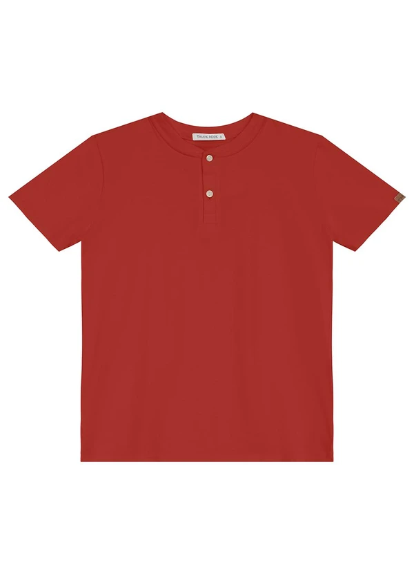 Trick Nick - Camiseta Infantil Masculino Cotton Leve Vermelho