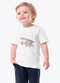 Trick Nick - Camiseta Infantil Meia Malha e Estampa Branco - variação: Branco