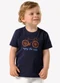 Trick Nick - Camiseta Infantil Meia Malha Estampa Azul - variação: Azul