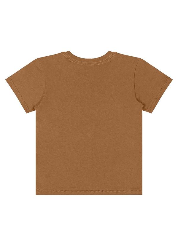 Quimby - Camiseta Infantil Meia Malha Marrom 4