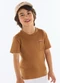 Quimby - Camiseta Infantil Meia Malha Preto - variação: Marrom