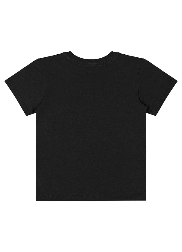Quimby - Camiseta Infantil Meia Malha Preto 4