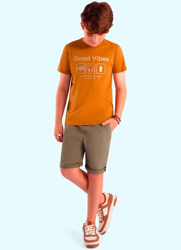 Ddk - Camiseta Infantil Menino Amarelo 2