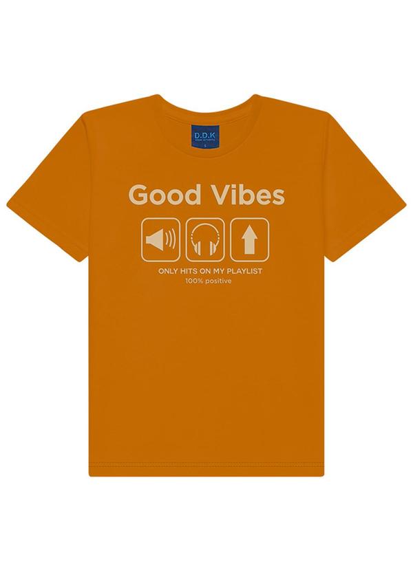 Ddk - Camiseta Infantil Menino Amarelo 3