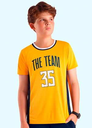 Ddk - Camiseta Infantil Menino Amarelo - DDK