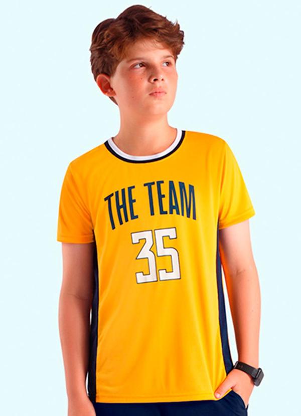 Ddk - Camiseta Infantil Menino Amarelo