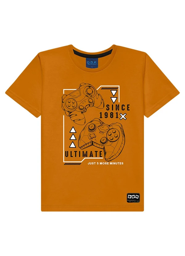 Ddk - Camiseta Infantil Menino Amarelo