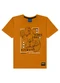 Ddk - Camiseta Infantil Menino Cinza - variação: Amarelo