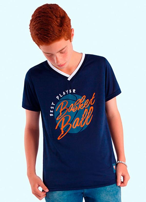Ddk - Camiseta Infantil Menino Azul