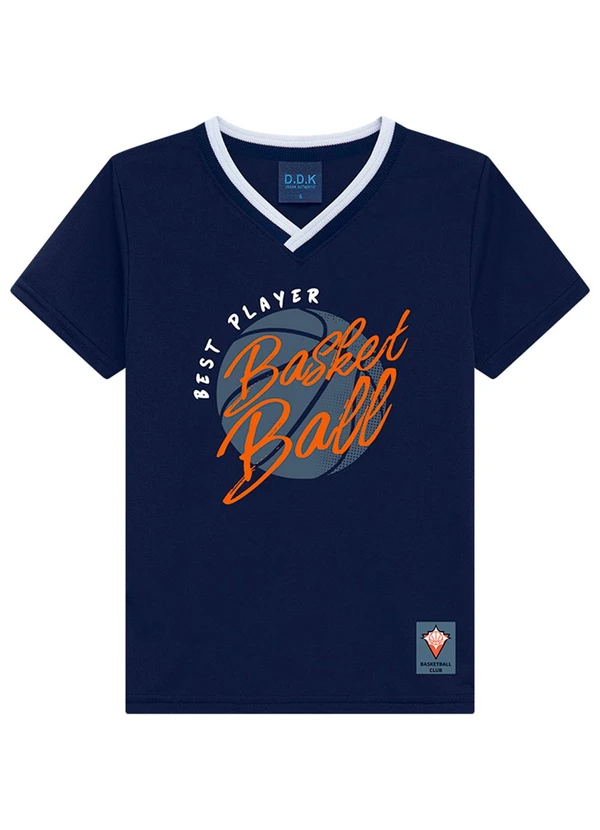Ddk - Camiseta Infantil Menino Azul 3