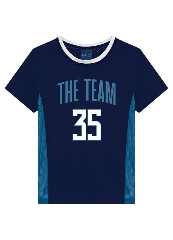 Ddk - Camiseta Infantil Menino Azul