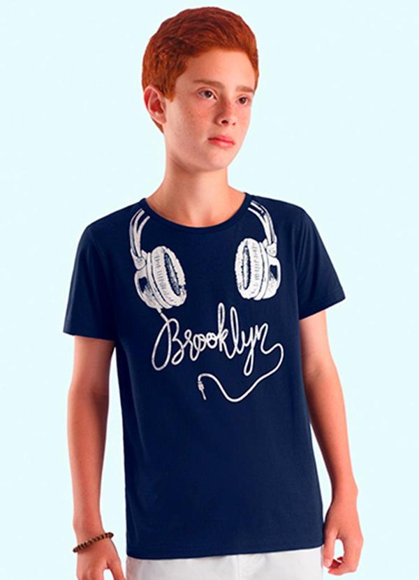 Ddk - Camiseta Infantil Menino Azul