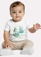 Kyly - Camiseta Infantil Menino Barco Vermelho - variação: Off White