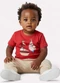 Kyly - Camiseta Infantil Menino Barco Vermelho - variação: Vermelho