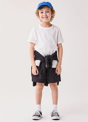 Bimbi - Camiseta Infantil Menino Básica Rosa - BIMBI