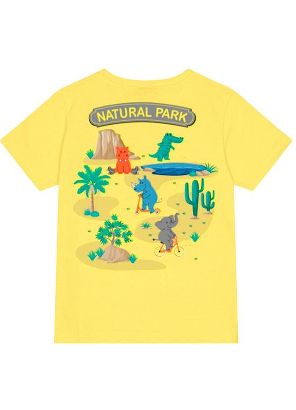 Kyly - Camiseta Infantil Menino Bichinhos Amarelo 4