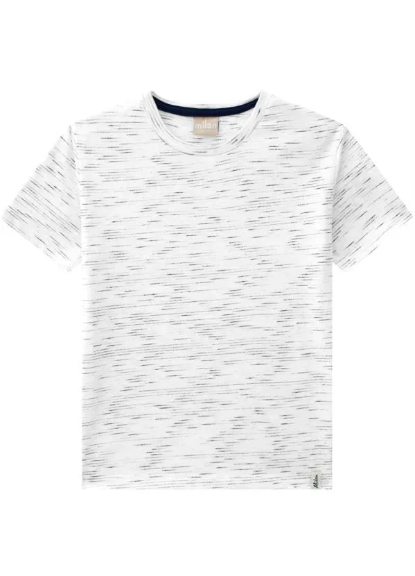 Milon - Camiseta Infantil Menino Branco