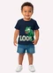Kyly - Camiseta Infantil Menino Camaleão Bege - variação: Azul