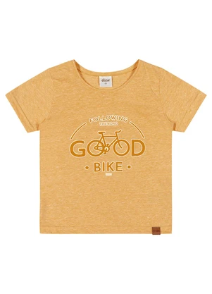Camiseta Infantil Menino Casual Elian (Amarelo) - ELIAN